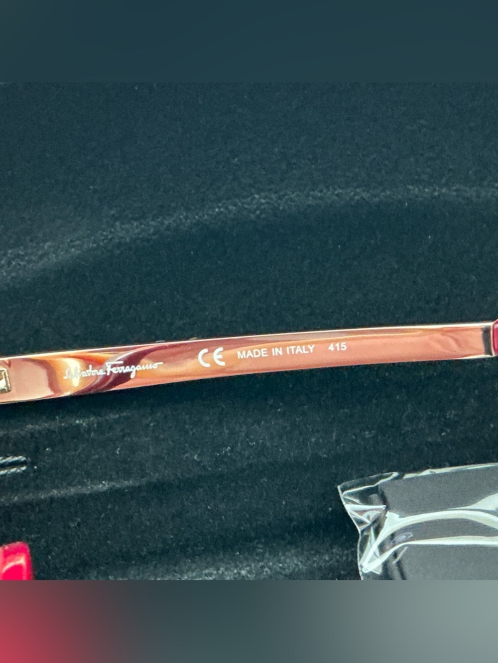Salvatore Ferragamo SF814S 631 54-18-135 Women’s Red Coral Sunglasses New - Picture 4 of 11